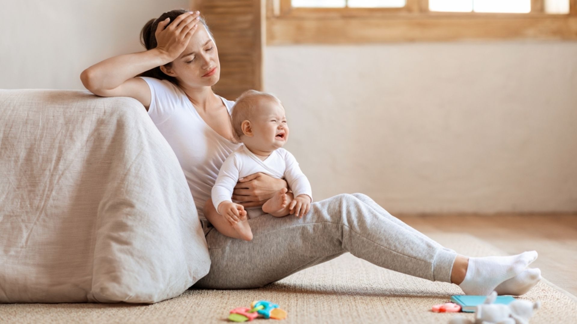 Bebeğiniz ağlarken sakin kalmak için…