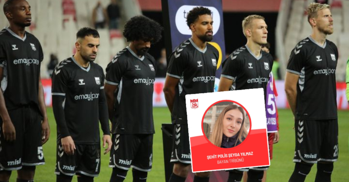 Sivasspor’dan şehit polis memuru Şeyda Yılmaz için siyah forma!