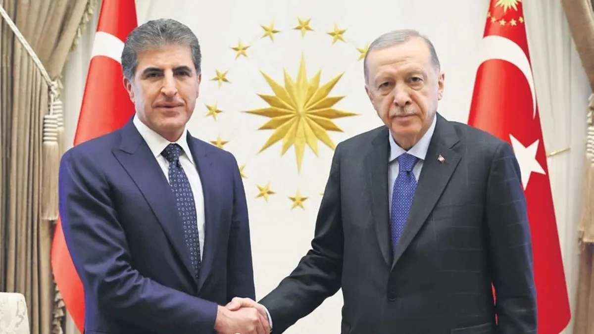 Başkan Erdoğan Barzani’yi kabul etti