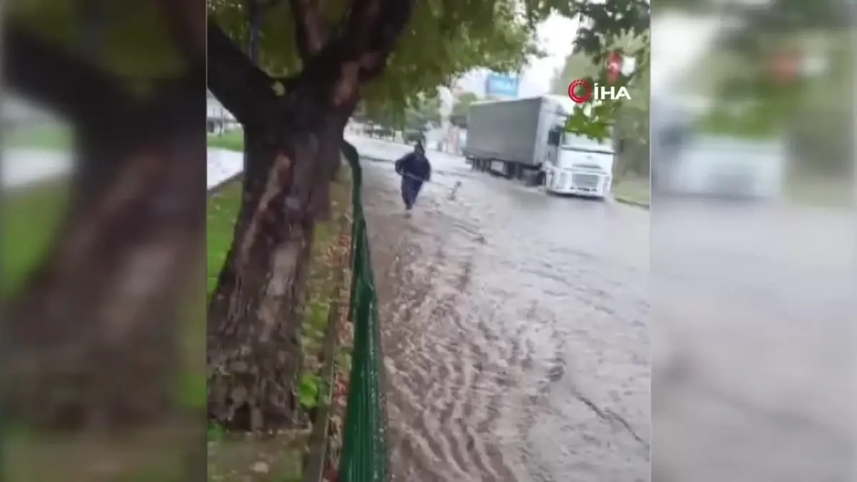 Nallıhan’da Şiddetli Yağış Hayatı Etkiledi