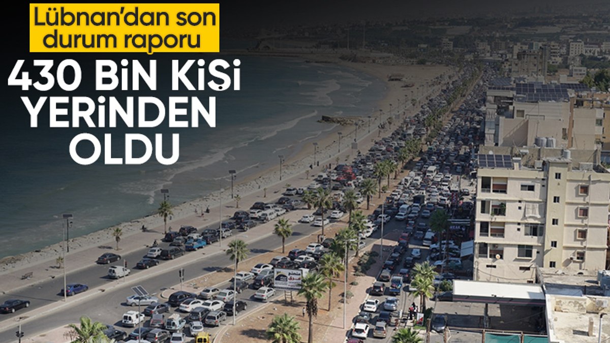 Son durum açıklandı: Lübnan’dan göç edenlerin sayısı 430 bine yaklaştı